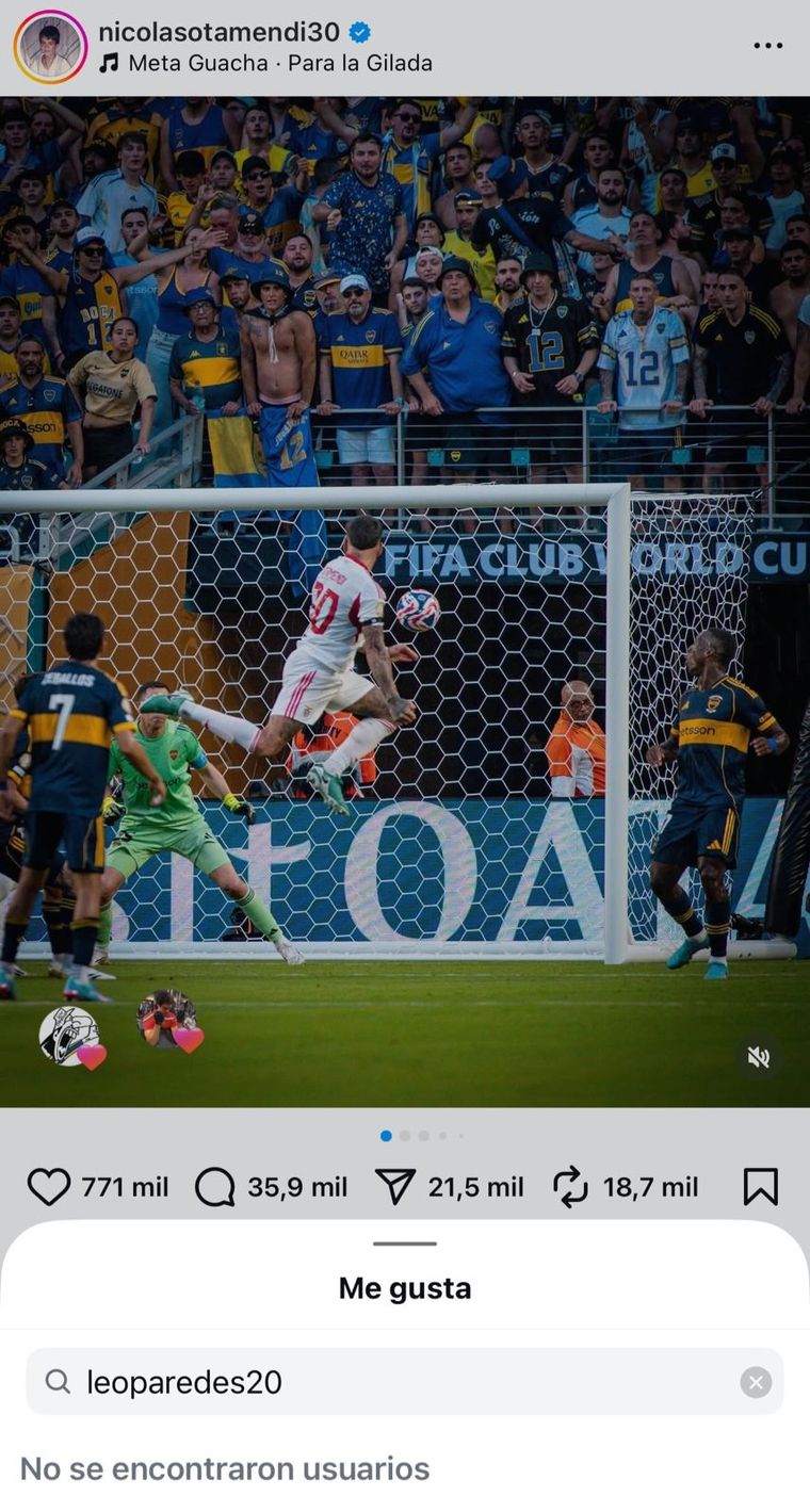 Leo Paredes quitó su Leo Paredes quitó su