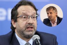 El extitular del Indec, Marco Lavagna, y su nuevo director, Pedro Lines.