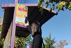 Parada lectora Foto: Twitter / Municipalidad Godoy Cruz