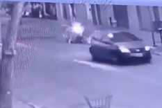 Cámaras de seguridad captaron el ataque Foto: Captura de video.