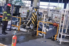 Las primeras imágenes tras la tragedia ocurrida este viernes en Rosario Foto: gentileza J.J García Las primeras imágenes tras la tragedia ocurrida este viernes en Rosario Foto: gentileza J.J García