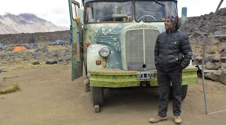 Daniel Vega El ermitaño de Laguna del Diamante Foto: Pachy Reynoso