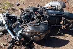 video: dos motociclistas protagonizaron un fuerte choque en godoy cruz