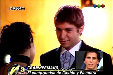 MDZol | El día que Gastón Trezeguet y Eleonora González se comprometieron en la casa de Gran Hermano. Foto: Fuente: Captura Telefe