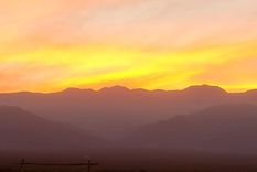 Atardecer en Canota, Las Heras. Foto: @gema.gallardo.a