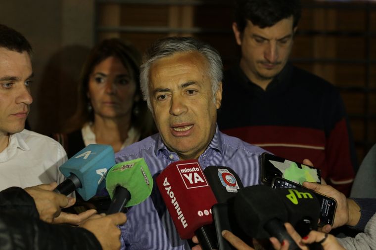 Alfredo Cornejo en San Rafael el año pasado durante la campaña electoral Foto: Prensa Cambia Mendoza.