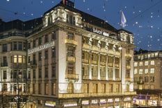 El legendario hotel Savoy en Zúrich, Suiza.