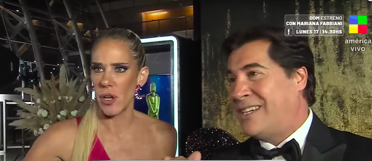 Marcela Baños y Lisandro Carret, conductores de Pasión de Sábado.