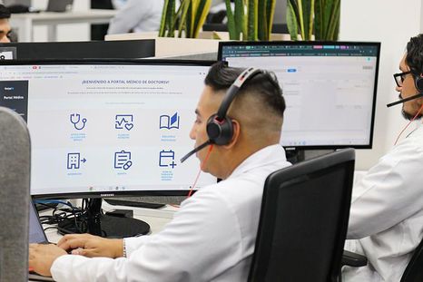 Sala en la que se gestiona el novedoso sistema de salud. Sala en la que se gestiona el novedoso sistema de salud.