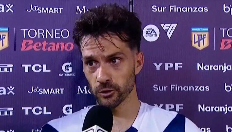 Agustín Bouzat, el capitán de Vélez. Foto: Captura