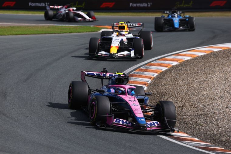 Franco Colapinto finalizó 14° el GP de Países Bajos.