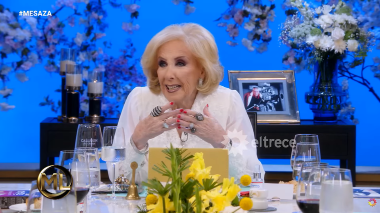 Mirtha Legrand reveló su mayor miedo ante los invitados. Foto: captura de video YouTube/ El Trece.  Mirtha Legrand reveló su mayor miedo ante los invitados. Foto: captura de video YouTube/ El Trece.