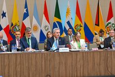 El canciller Pablo Quirno en la Cumbre del Mercosur en Brasil