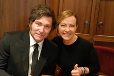 Milei se reencontró con Giorgia Meloni. Foto: Casa Rosada.
