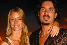 Nacho Herrero junto a Nicole Neumann.