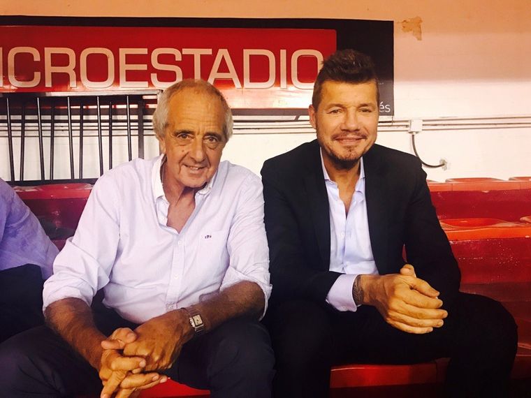 DOnofrio y Tinelli, en posiciones encontradas.