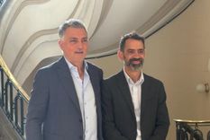 Sebastián Pareja y uno de sus alfiles bonaerenses, Juanes Osaba.