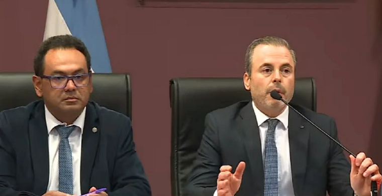 Castillo y Barry, los fiscales del caso Loan Foto: NA