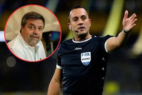 Fernando Espinoza, sin filtro contra Caruso Lombardi por sus reiteradas críticas al arbitraje. Fernando Espinoza, sin filtro contra Caruso Lombardi por sus reiteradas críticas al arbitraje.