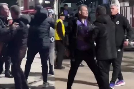 ¡Papelón! Claudio Biaggio fue a buscar al entrenador rival al estacionamiento del estadio. ¡Papelón! Claudio Biaggio fue a buscar al entrenador rival al estacionamiento del estadio.