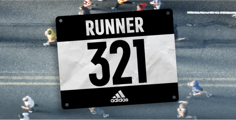 Adidas 321 es la campaña de la marca para sponsorear corredores con el sí Foto: Adidas