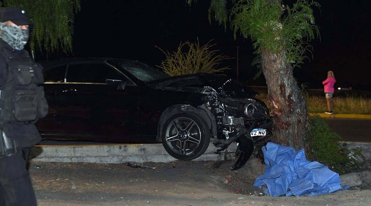 El accidente se produjo el martes por la noche en la zona de El Challao, Las Heras Foto: TELAM