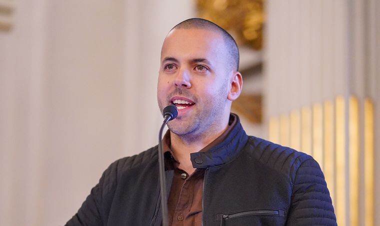 Matías Napp fue reconocido este viernes en la Legislatura de la Ciudad de Buenos Aires. Foto: Gentileza Prensa Legislatura de la Ciudad de Buenos Aires