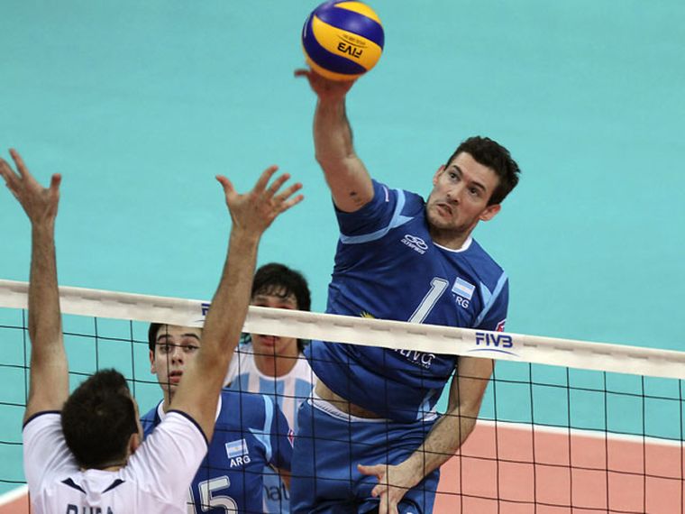 Argentina ganó en cuatro sets. Foto: Somosvoley.com.ar