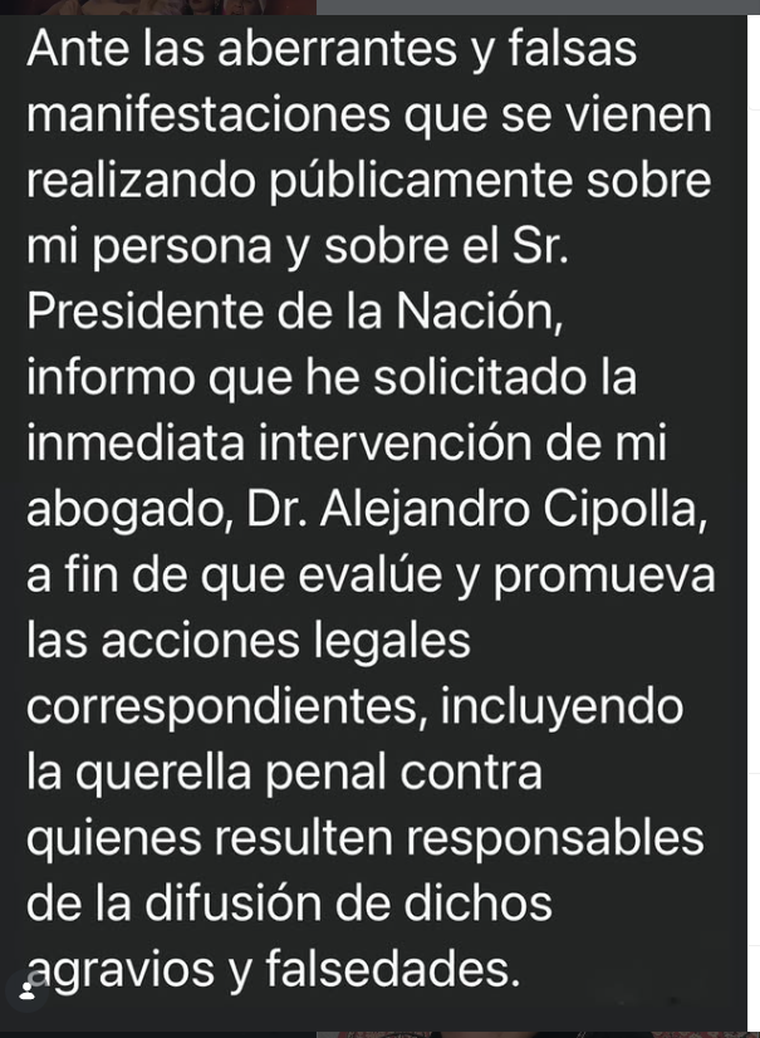 Rosemary Maturana oficializó su alianza con el doctor Alejandro Cipolla para llevar el escándalo a la esfera penal. Rosemary Maturana oficializó su alianza con el doctor Alejandro Cipolla para llevar el escándalo a la esfera penal.