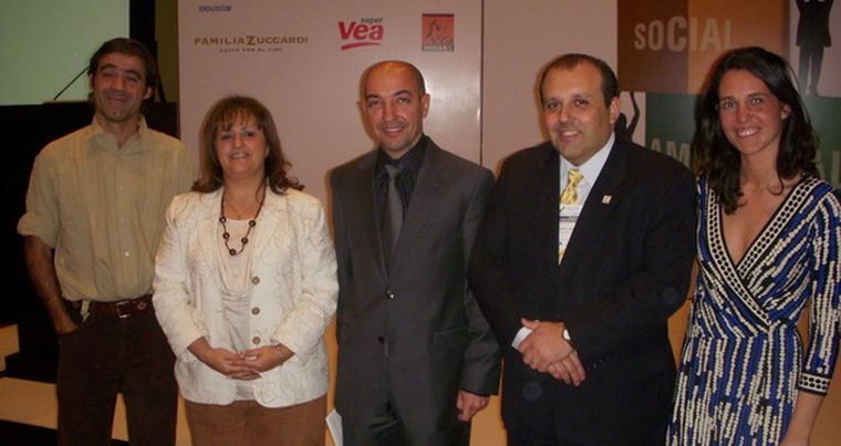 Autoridades de Valos: Fernando Barbera, Fanny Sarobe, Fabián Andreu, Adolfo Brennan y María Paz Gómez Centurión. Foto: MDZ