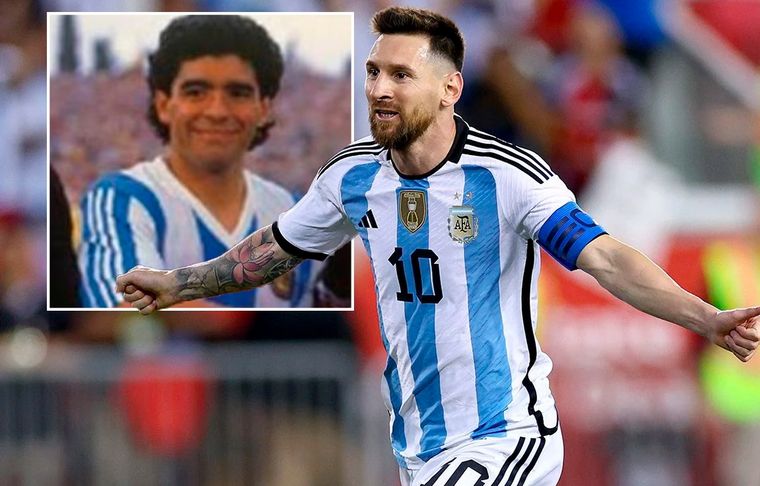 Lionel Messi - Diego Maradona Una nueva coincidencia entre el Mundial de México y el de Qatar se hizo viral.