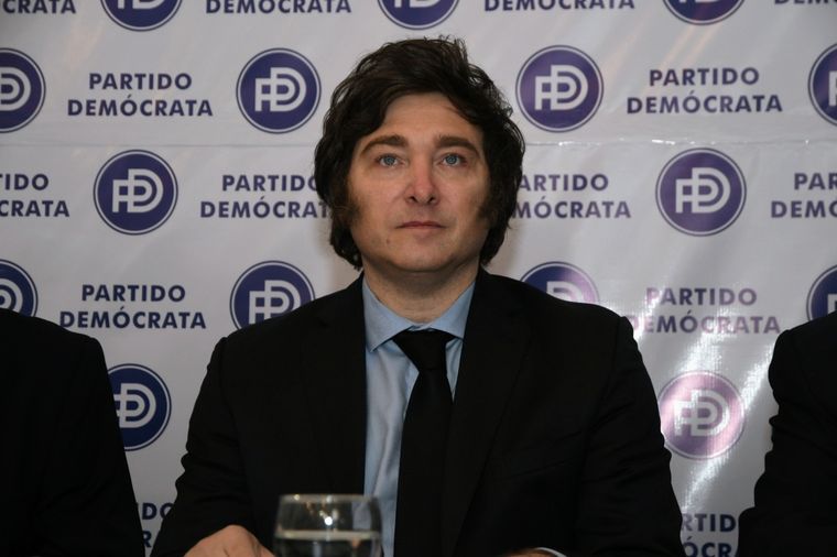 Javier Milei será el candidato a presidente del PD. Foto: ALF PONCE MERCADO / MDZ