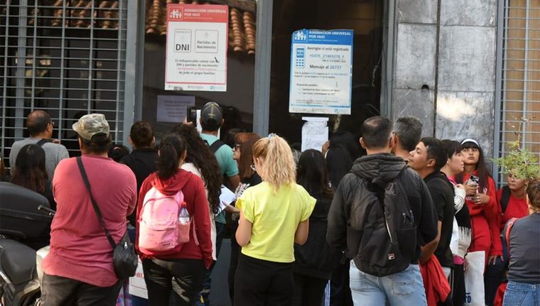 Las puertas cerradas en Anses de Eusebio Blanco, Mendoza Foto: Alf Ponce Mercado/MDZ