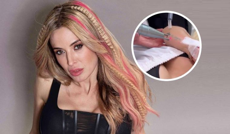 Jésica Cirio se eliminó el tatuaje que se había hecho junto a Martín Insaurralde.