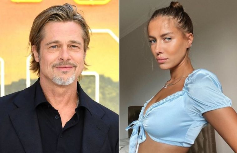 Brad Pitt y Nicole Poturalski