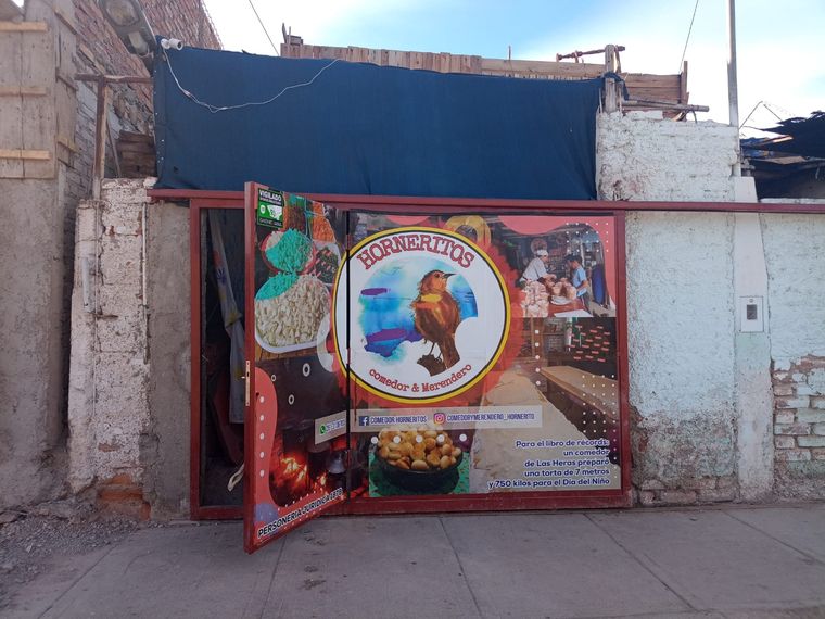 El comedor Los Horneritos, en Las Heras. Foto: Emilce Vargas Ferraro / MDZ