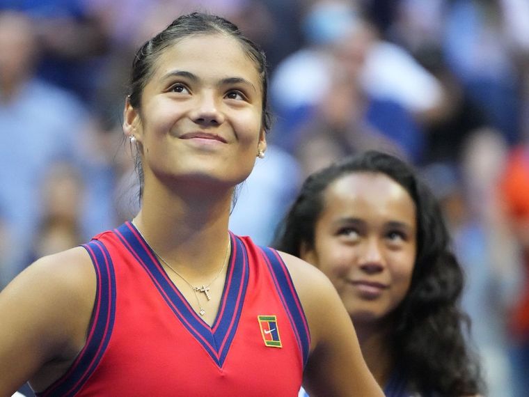 Raducanu fue campeona del US Open a los 18 años. Foto: REUTERS
