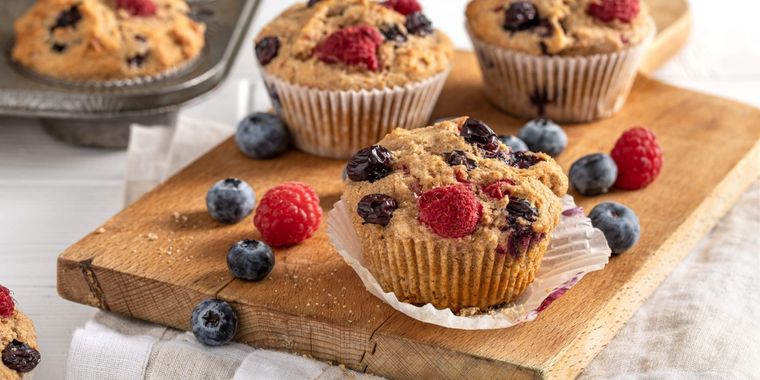 Los panecillos americanos también son conocidos como magdalenas o muffins. Foto: Fuente: Splenda - Español