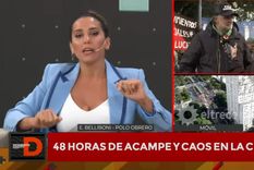 cinthia fernandez protagonizo un tenso cruce con un piquetero: esta colita esta...