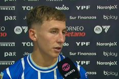El juvenil habló tras el 0-0 en Mendoza. Foto: Captura