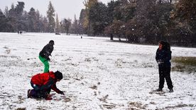 el gran mendoza se viste de blanco: postales de la nevada