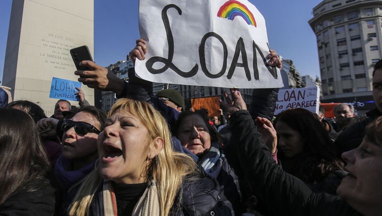 El paradero de Loan sigue siendo un misterio Foto: NA