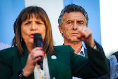 Juntos pero separados. Bullrich y Macri cargaron contra la AFA y Claudio Tapia.