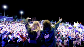 Javier Milei cerró la campaña bonaerense de LLA en Moreno. Javier Milei cerró la campaña bonaerense de LLA en Moreno.