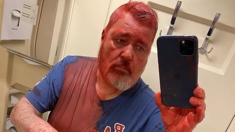 Foto: DMITRY MURATOV. Dmitry Muratov ganó el Nobel de la Paz en 2021.