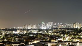 Irán lanzó un ataque con misiles sobre la ciudad israelí de Ashkelon. Irán lanzó un ataque con misiles sobre la ciudad israelí de Ashkelon.
