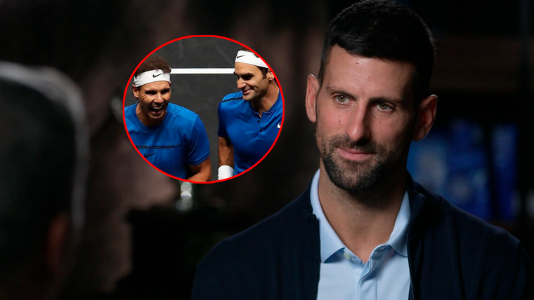 Djokovic y una revelación íntima sobre su vínculo con Nadal y Federer Foto: 60 Minutes