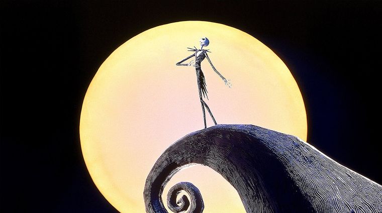 Imagen de El Extraño Mundo de Jack (1993) de Tim Burton.