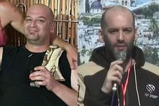 Iair Horn al ser secuestrado el 7 de octubre de 2023 (izquierda) y al día de hoy (derecha) tras ser liberado por el grupo terrorista Hamás, luego de permanecer como rehén en Gaza. Foto: Gentileza