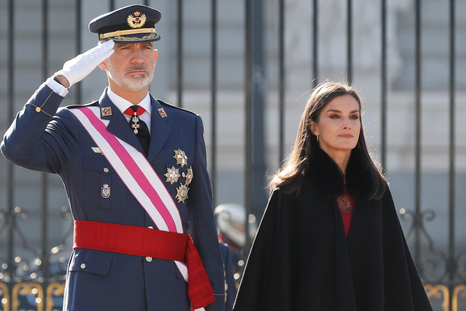 Felipe y Letizia. Foto: Twitter @CasaReal